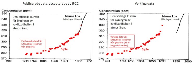 Koldioxidhalten i modern tid